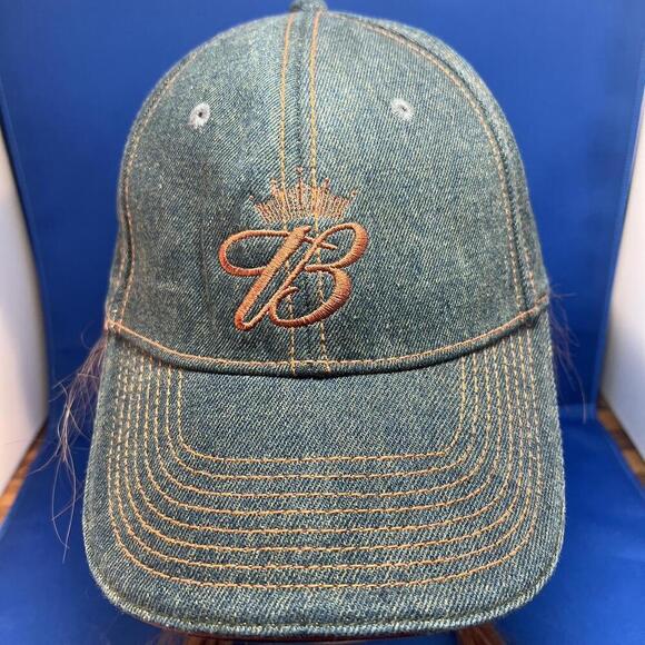 Vintage y2k Stylish Denim Cap with Logo - Picture 2 of 6